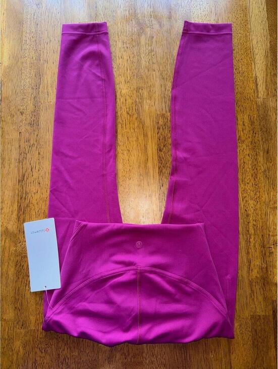 lululemon athletica Pants - Lululemon Instill HR 25” Magenta Purple NWT Size 2